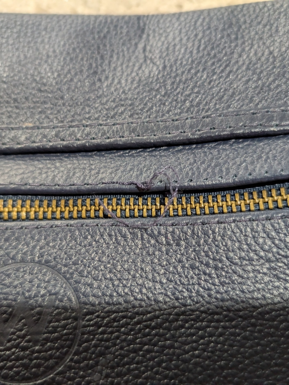 The Wanderers Traveler Co Marseille Crossbody Clutch - Navy - Picture 8 of 12